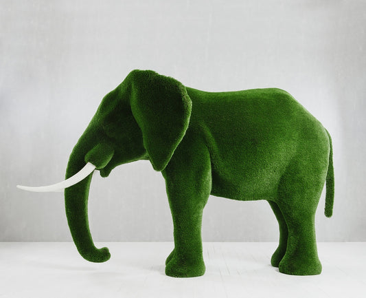 Topiary Large Elephant artificial grass animals