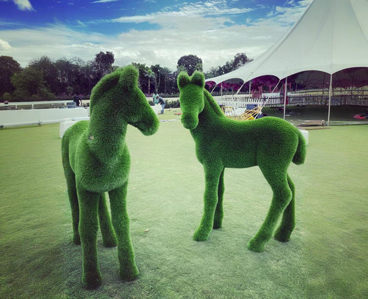 Topiary horse baby artificial grass animals Foal