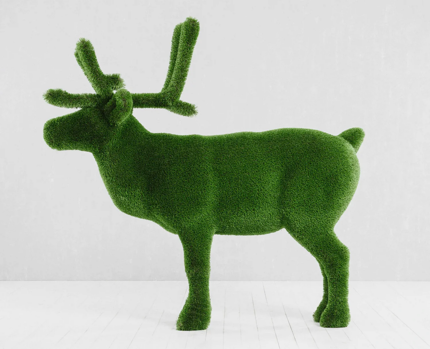 Topiary Deer artificial grass animals sculpture