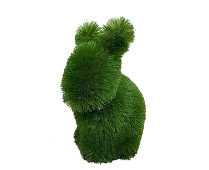 Topiary sitting baby bunny artificial grass animals baby rabbit