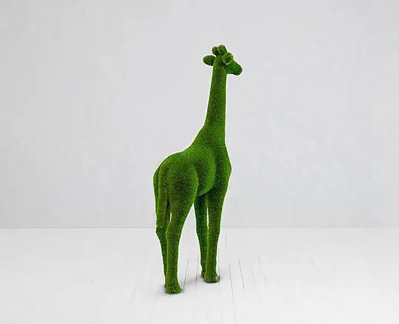 Topiary Medium Giraffe artificial grass animals Medium Giraffe Scupture