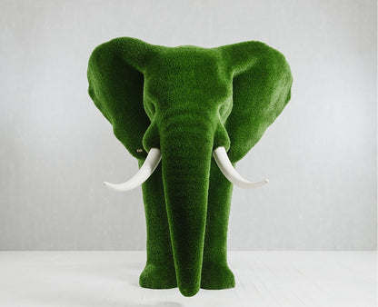 Topiary Large Elephant artificial grass animals
