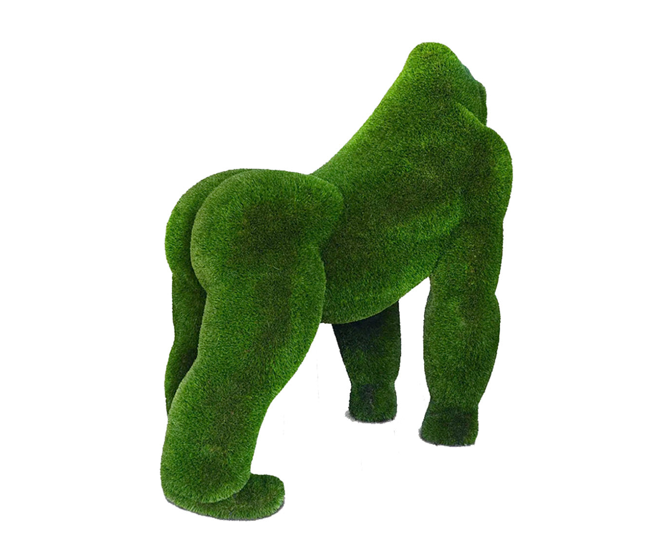 Topiary big Gorilla male artificial grass animals Big Male Gorilla