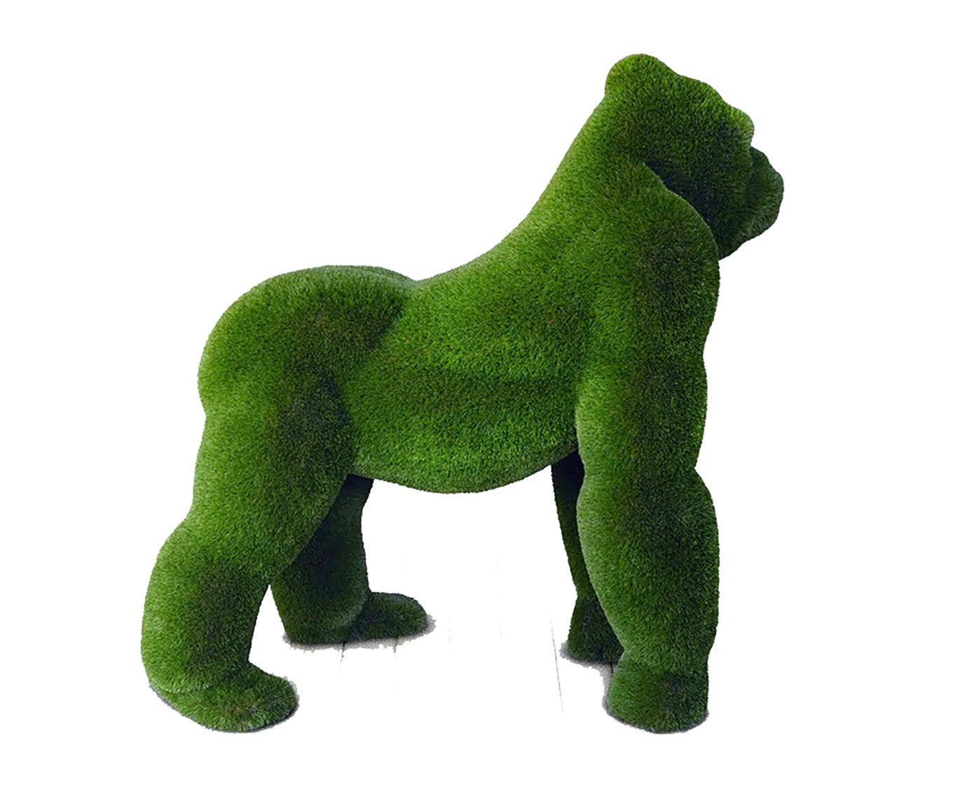 Topiary big Gorilla male artificial grass animals Big Male Gorilla