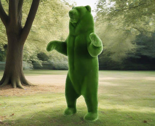 Topiary Large Standing Bear artificial grass animals