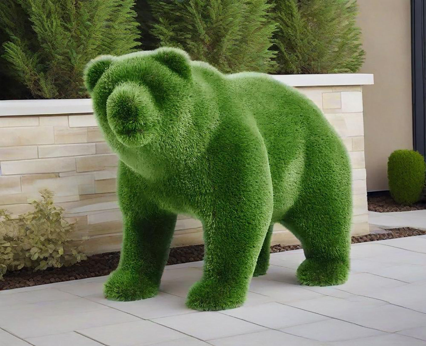 Topiary Small Bear artificial grass animals