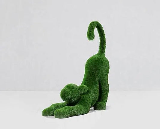 Topiary baby lion artificial grass animals baby lion scupture