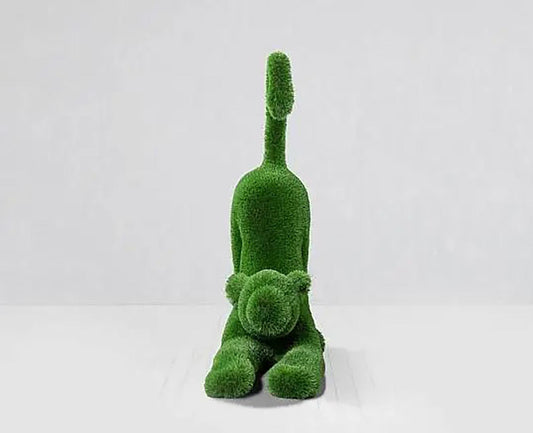 Topiary baby lion artificial grass animals baby lion scupture