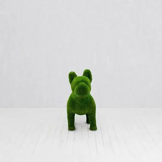 Topiary French bull dog artificial grass animals