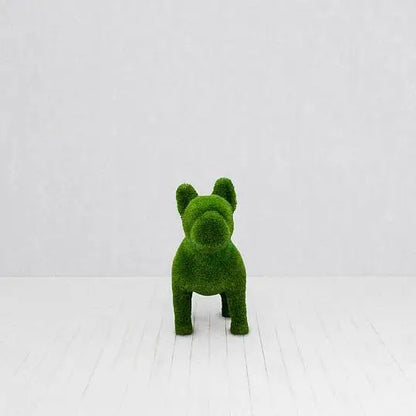 Topiary French bull dog artificial grass animals