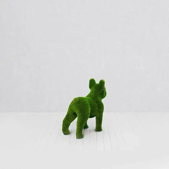 Topiary French bull dog artificial grass animals