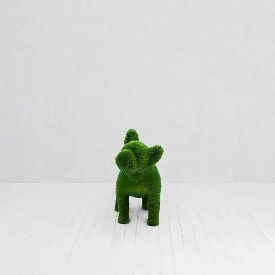 Topiary French bull dog artificial grass animals