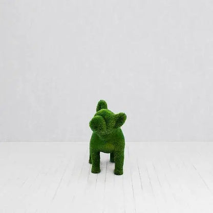 Topiary French bull dog artificial grass animals
