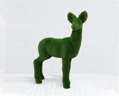 Topiary Roe Deer artificial grass animals sculpture