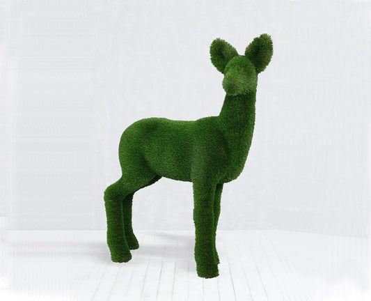 Topiary Roe Deer artificial grass animals sculpture