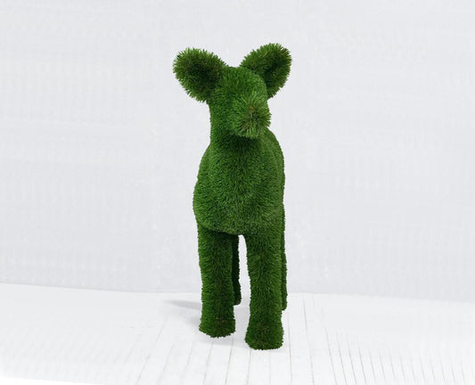 Topiary Baby Roe Deer artificial grass animals sculpture