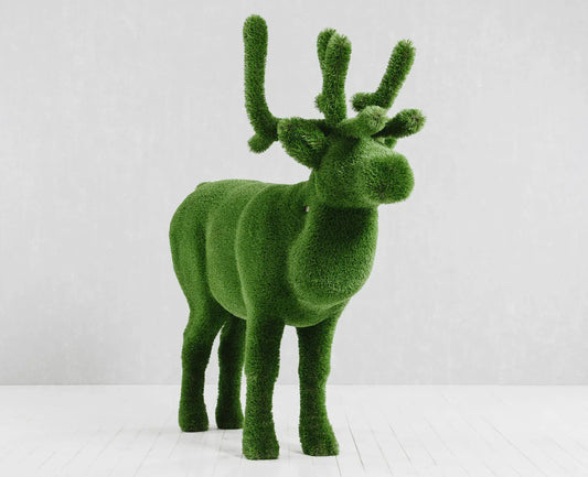 Topiary Deer artificial grass animals sculpture