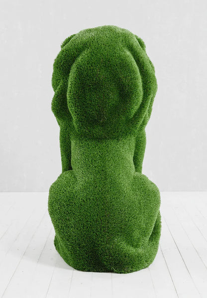 Topiary sitting lion artificial grass animals lion Scupture