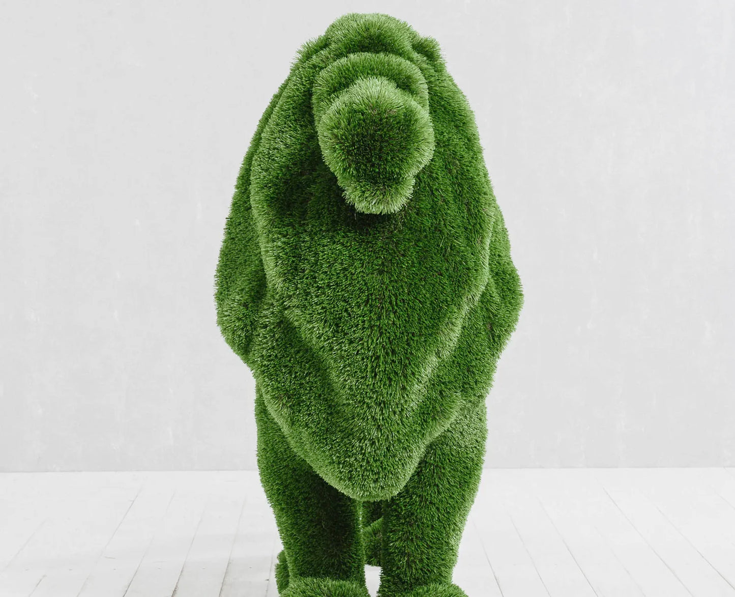 Topiary standing lion artificial grass animals standing lion Scupture